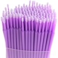 thumbnail image 5 of 200 Pièces Applicateurs Tampons pour Cils Mini Brosse Jetable Mini Brosse Extensions Outil de Maquillage Violet, 5 of 5