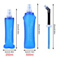 thumbnail image 3 of HLONK Portable Soft Flasks Folding Water Bottle Reusable Handheld Soft Water Bottle for Outdoor Running Cycling Climbing, 3 of 7