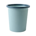 thumbnail image 2 of Small Trash Can with Lid | Press Top Wastebasket for Bathroom, Kitchen, or Office | Plastic Garbage Bin with Bag Holder | Compact Step-On Trash Can for Small Spaces, Dorm, or RV, 2 of 7