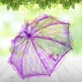 thumbnail image 4 of Wedding Umbrella,Lace Umbrella,Wedding Bride Umbrella Unique Foldable Lace Fabric Parasol Umbrella Performance Props, 4 of 8