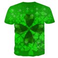thumbnail image 3 of Chemises à Manches Courtes pour Hommes T-Shirt Décontracté à Manches Courtes Imprimé Jour de la Saint-Patrick Col Rond Chandail Blouse, 3 of 3