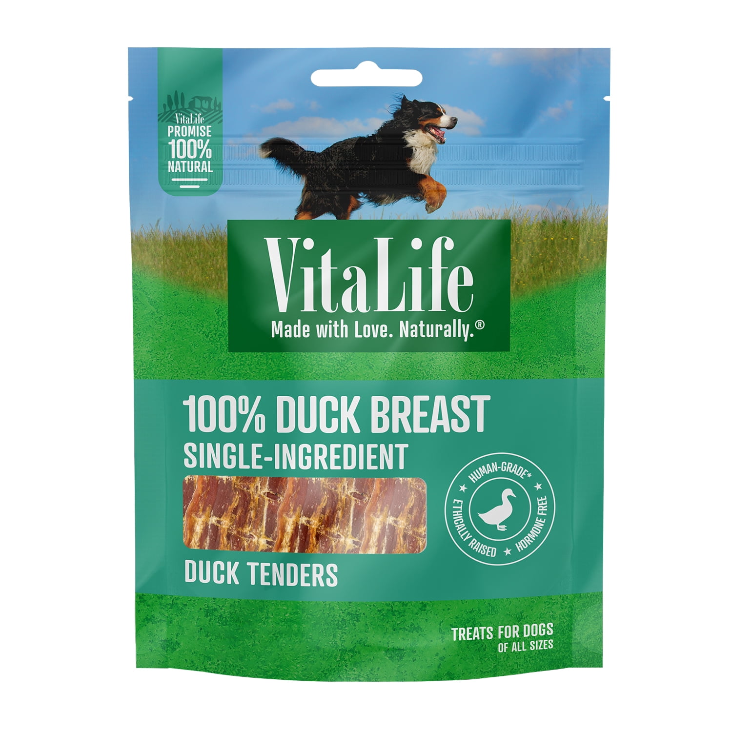 VitaLife Duck Tenders, All Natural, Jerky Dog Treats 400 g