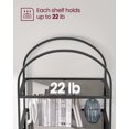 thumbnail image 3 of 5-Tier Bookshelf Display Storage Shelf Modern Bookcase with Metal Frame for Bedroom Living Room, 3 of 9
