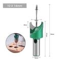 thumbnail image 1 of 6-30mm Buddha Beads Ball Milling Cutter 10mm Shank Router Bit Woodworking Tools, 1 of 7
