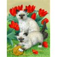 thumbnail image 1 of Carolines Treasures ASA2125GF Birman Kittens Flag Garden Size, 1 of 3