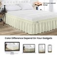 thumbnail image 2 of SGI Bedding 21 Inch Wrap Around Bed Skirt | Microfiber Bed Skirt | Fade Resistant, Wrinkle Free, Anti-static, Decorative, Extra Storage Space, Clutter-Free | Full, Rust, 2 of 6