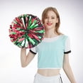 thumbnail image 1 of Fleurs de Cheerleading Portatives pour Événements et Fêtes, Activités Sportives, Performance Légère, Design de Boucle Double Colorée, 2 Pcs, 1 of 3