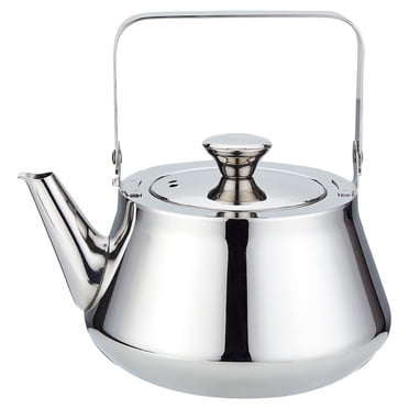 SANQIAHOME 1.6 Quart stainless steel teapot with Infuser A modern, minimalist style