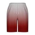 thumbnail image 4 of EOYWHK Mens Gym Shorts Big and Tall Athletic Swimwear Shorts Gradient Color Board Shorts Elastic Waist Beach Shorts Drawstring with Pockets ,Sizes S-5XL, 4 of 5