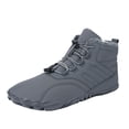 thumbnail image 2 of LSLJS Men Shoes Solid Color Winter Keep Warm Woolen Casual Bandage Short Boots, Men's Snow Boots, 2 of 5