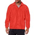 thumbnail image 2 of Augusta Sportswear Mens Nylon Coachs Jacket/Lined, L, Red, 2 of 5