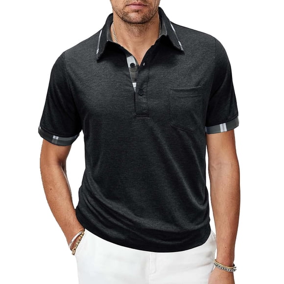 Casual Mens Shirt Dressy Shirts for Men Mens Work Shirt Vacation Shirts for Men Button Up Short Sleeve Shirts for Men