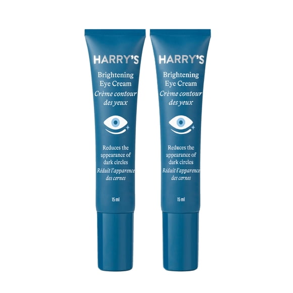 Harry's Brightening Eye Cream - Rejuvenating Eye Cream for Men - Dermatologist & Ophthalmologist-Tested - Hydrating - Lightweight - Fragrance-Free - 0.5 oz - 2 Pack