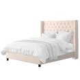 thumbnail image 1 of CorLiving Fairfield King Size Tufted Bed with Winged Headboard, 1 of 9