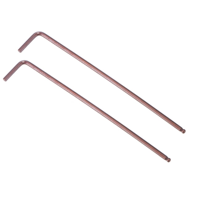 Unique Bargains 2.5mm Ball End Hex Key Wrench, L Shaped Long Arm S2 Steel Repairing Tool, Metric 2 Pack