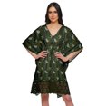thumbnail image 1 of Moomaya Sortie de Plage Imprimé Kimono Caftan Kaftan Cache-Maillot pour Femmes, 1 of 4