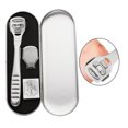 thumbnail image 3 of Dead Skin Remover Non Slip Handle Portable Stainless Steel Exfoliation Foot Rasp 3 Piece, 3 of 8