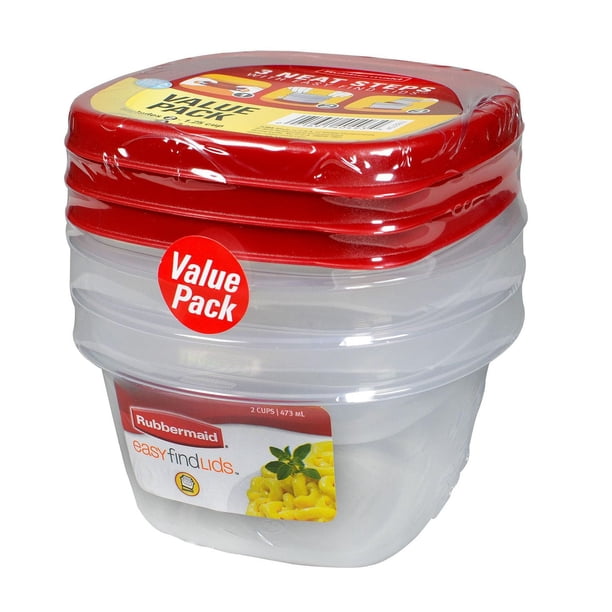 Rubbermaid Easy-Find Lid Food Storage Container Value Pack