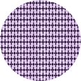 thumbnail image 1 of Ahgly Tapis Rond Lavable en Machine Intérieur Transitionnel Fleur Rose, 3 Pieds Rond, 1 of 7