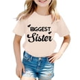thumbnail image 1 of T-shirts pour Filles Décontractés Mode à Lettres Col Rond Manches Courtes pour Filles - et Confortables pour Tous les Jours, 1 of 3