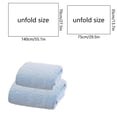 thumbnail image 3 of Vaidha Extra Large Bath Towel Set Of 2 Oversized Bath Sheet Super Soft Absorbent Bathroom Towel Set Microfiber Quick Dry Shower Towel For Hotel Bath Gym, 3 of 6