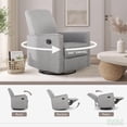thumbnail image 3 of Evolur Raleigh Basic Glider |Recliner| Rocker, 3 of 8