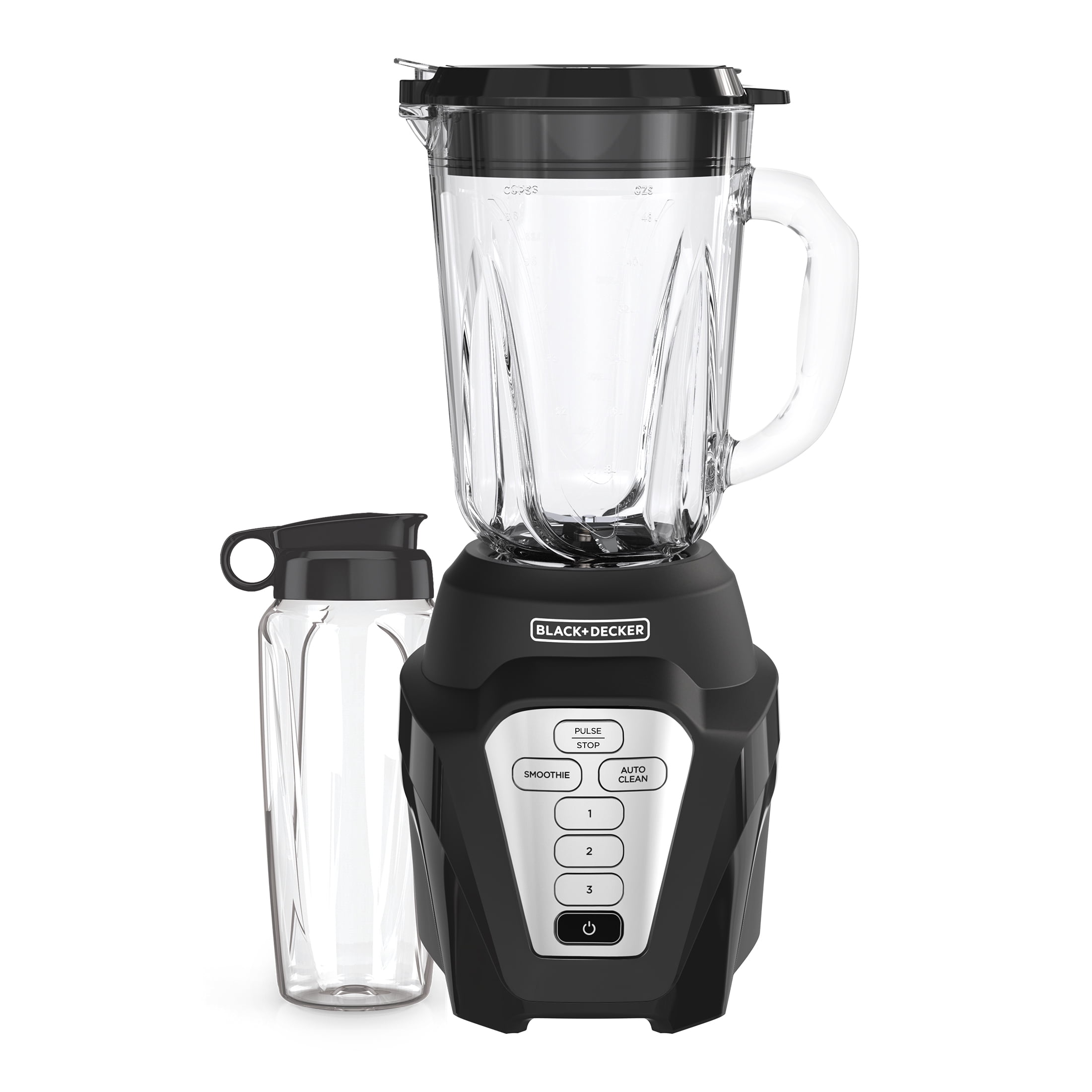 Black+Decker Digital Blender with PerfectPour® Glass Jar, 24-oz single-serve blending jar, 700 Watts of Ice Crushing Peak Power