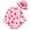 Rose, variante sur sertiohcv Maillot de Bain pour Tout-Petites Filles Maillot de Bain pour Bébés Filles Cordon de Serrage Fermeture Éclair Maillot de Bain Manches Longues Maillot Dermoprotecteur Tenue de Bain avec Chapeau pour Bébé Fille Rose Vif Taille pour 18-24 Mois