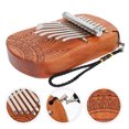 thumbnail image 2 of Instrument Kalimba Durable pour le Bout des Doigts Kalimba Mini 8 Tons Piano à Doigt Portable, 2 of 8
