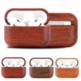 thumbnail image 4 of Étui en Bois de Noyer pour AirPods Pro 3, Étui de Protection en Bois pour AirPods Pro 3, Couverture en Bois Fermée en Noyer Noir avec Doublure en Velours et Charge Sans Fil Compatible, 4 of 8