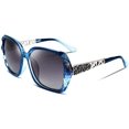 thumbnail image 1 of FEISEDY Polarized Women Square Sunglasses Sparkling Composite Shiny Frame B2289, 1 of 6