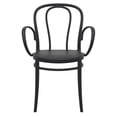 thumbnail image 4 of Compamia Victor XL Resin Outdoor Arm Chair Black, 4 of 7
