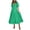 Army Green, variant on LOVZFMLL Ladies Casual Fashion Puff Sleeve V-Neck Long Dress Purple M