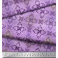 thumbnail image 2 of Soimoi Poly Georgette Fabric Texture & Damask Ethnic Print Sewing Fabric Yard 52 Inch Wide, 2 of 3