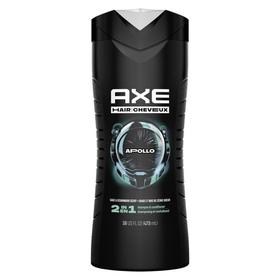 AXE 2-in-1 Shampoo & Conditioner Apollo Sage & Cedarwood Scent, 473 ml