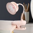 thumbnail image 4 of Limited Time Deal Iumwxz Small Fan Clipable Desktop Small Fan Clip On Fan USB Rechargeable Desktop Clip Type Small Fan Room Fan Bedside Fan Desk Fan Travel Essentials, 4 of 6