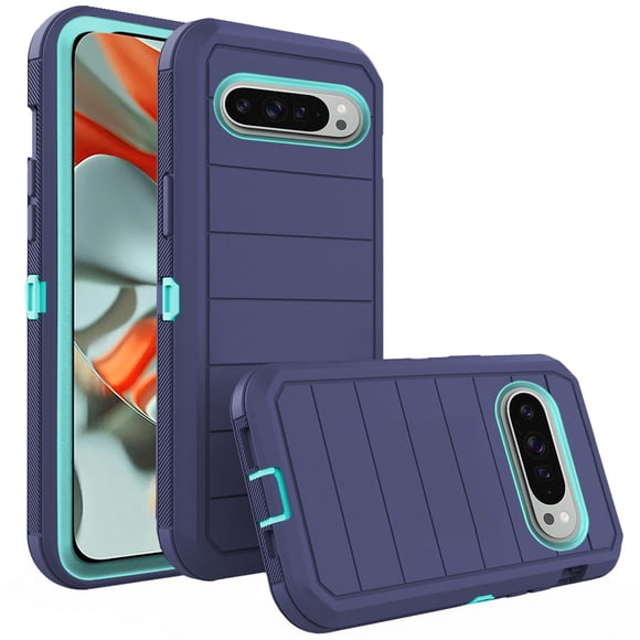 Asuwish Phone Case for Google Pixel 9 Pro XL/Pixel 10 Pro XL Hybrid Rugged Shockproof Hard Protective Drop Proof Full Body Heavy Duty Mobile Cell Cover Pixel9ProXL Pixel10ProXL Nine Women Men Blue