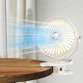 thumbnail image 1 of Boovnll Clip on Fan, Adjustable High Speed USB Rechargeable Lightweight Compact Table Fan Quiet Desk Fan for Home, Bedroom, Office, Travel, Camping, RVs, Summer Gift, Mini Fan - Fan, 1 of 6
