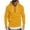 Yellow#hoodies for men zip up, variant on LMKIHUSA Mens Quarter Zip Hoodie Long Sleeve Solid Color Sweatshirts Casual Loose Drawstring Comfy Pullovers with Pockets Red,L