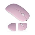 thumbnail image 4 of Computer Mouse Wireless, 2.4G Cordless Mouse Mute Rechargeable Three-Level DPI Adjustable Portable Dual-Mode  for Computer for Laptop Black,White,Pink,Yellow,Green,Purple,Cyan, 4 of 7