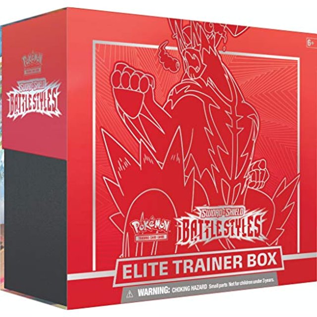 Pokemon JCC : Épée et Bouclier - Styles de Combat Coffret d'Entraîneur Élite - Rouge