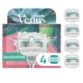 thumbnail image 1 of Venus GlisseSensible Rasoir pour Femmes pour Peau Sensible, 4 Cartouches de Recharge pour Rasoir, Parfum Aloe Bloom, 1 of 12