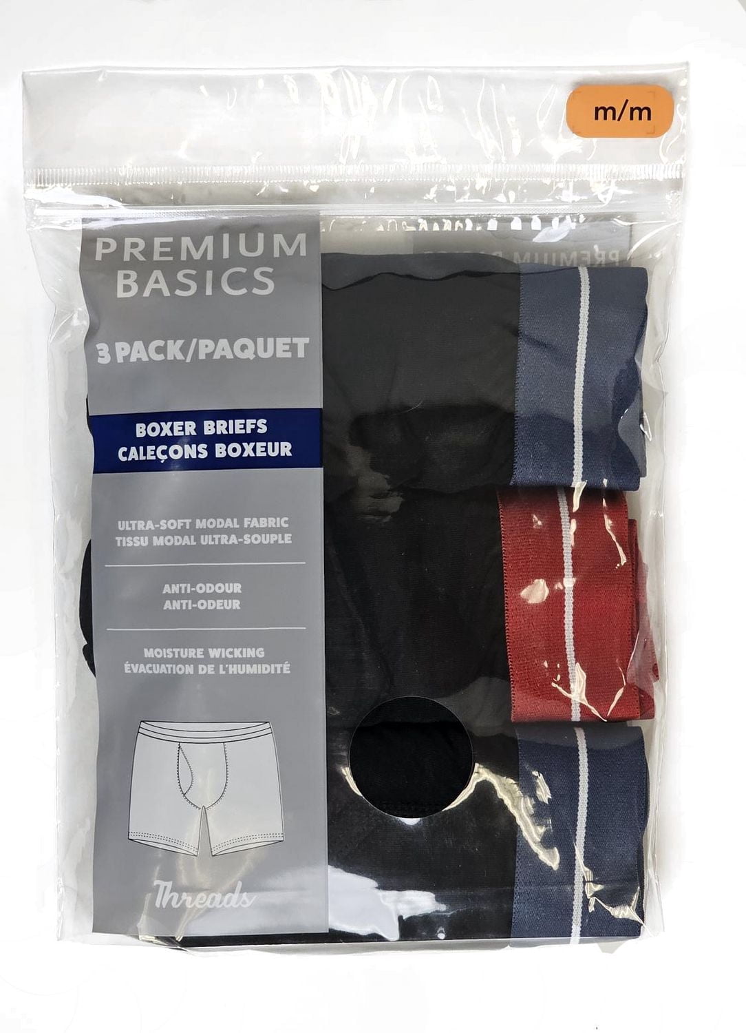 Les boxers Premium Basics pour hommes