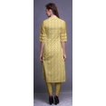 thumbnail image 4 of Bimba Kurti Droite Décontractée Imprimée Haut à Manches 3/4 Longue Kurta Robe pour Femmes, 4 of 6