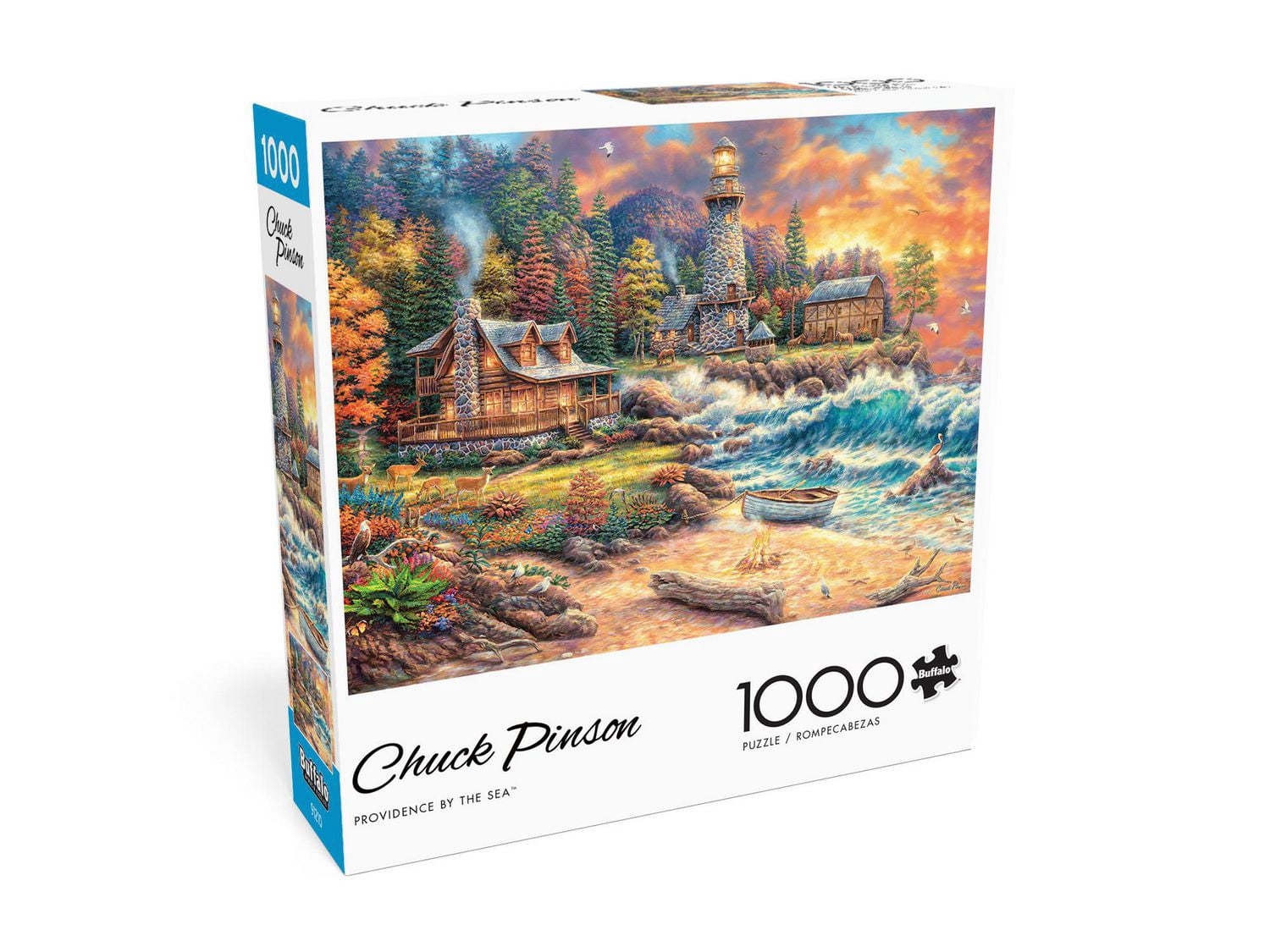 Buffalo Games - Le puzzle Chuck Pinson - Providence by the Sea - en 1000 pièces