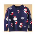thumbnail image 2 of Enfants Dessin Animé Basique Pull de Noël Style Hiver Épais Pull Tenue Quotidienne, 2 of 9