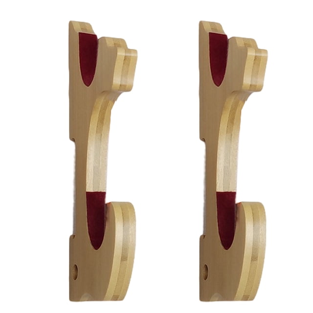 relayinert 2 Pcs Mural en Bois Massif Ranger Différents Samouraïs Installation Facile Maison Support Mural de Rangement pour Pistolets type+5