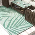thumbnail image 2 of Outsunny Reversible Outdoor Rug with Carry Bag, 9' x 12' Waterproof Rug, 2 of 10