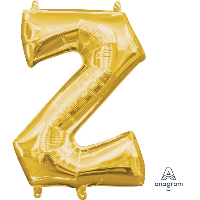 Anagram International Party-Eh! Gold Letter Z Balloon