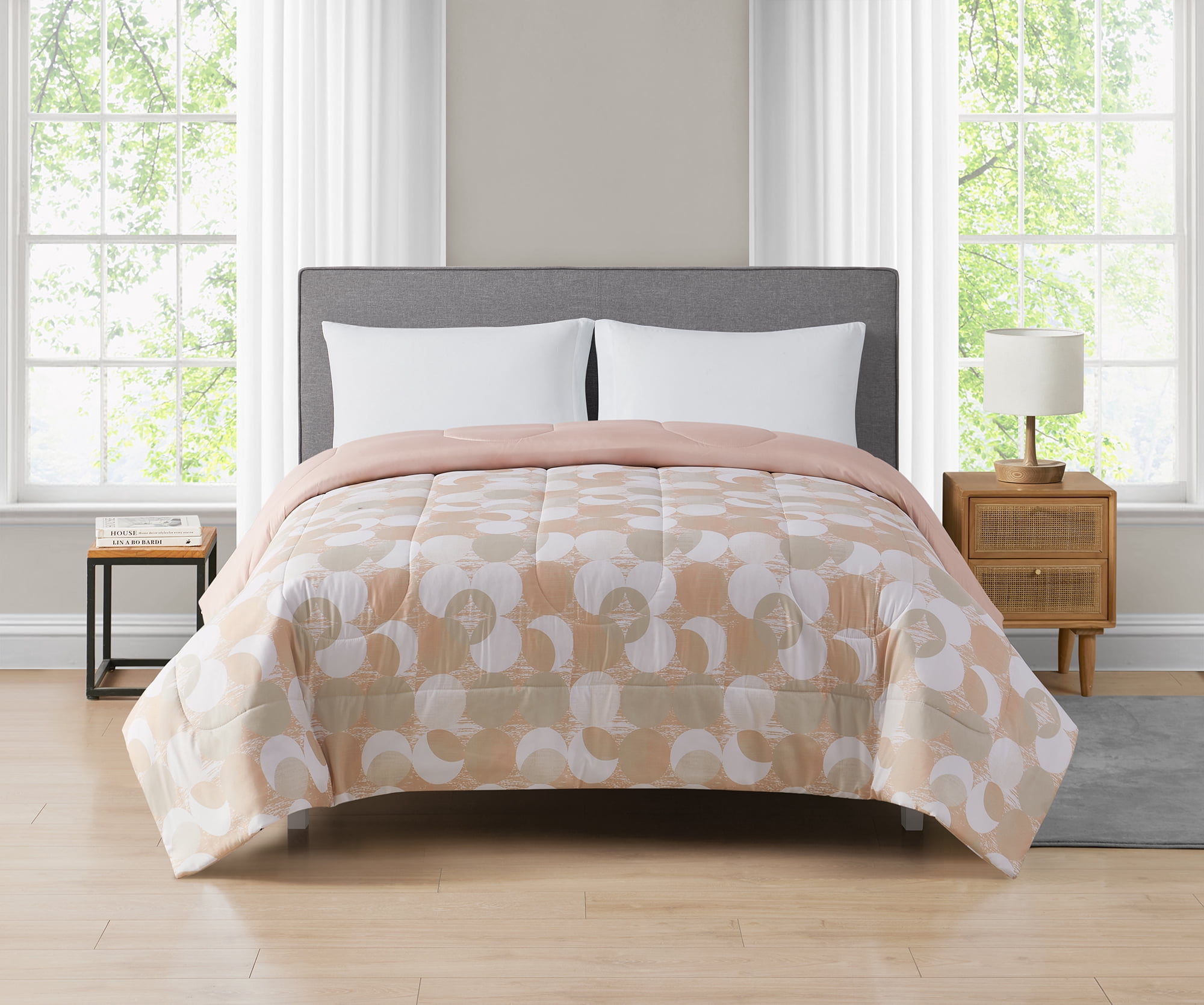 Mainstays Geometric Reversible Comforter Twin